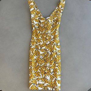 Farmrio banana print dress